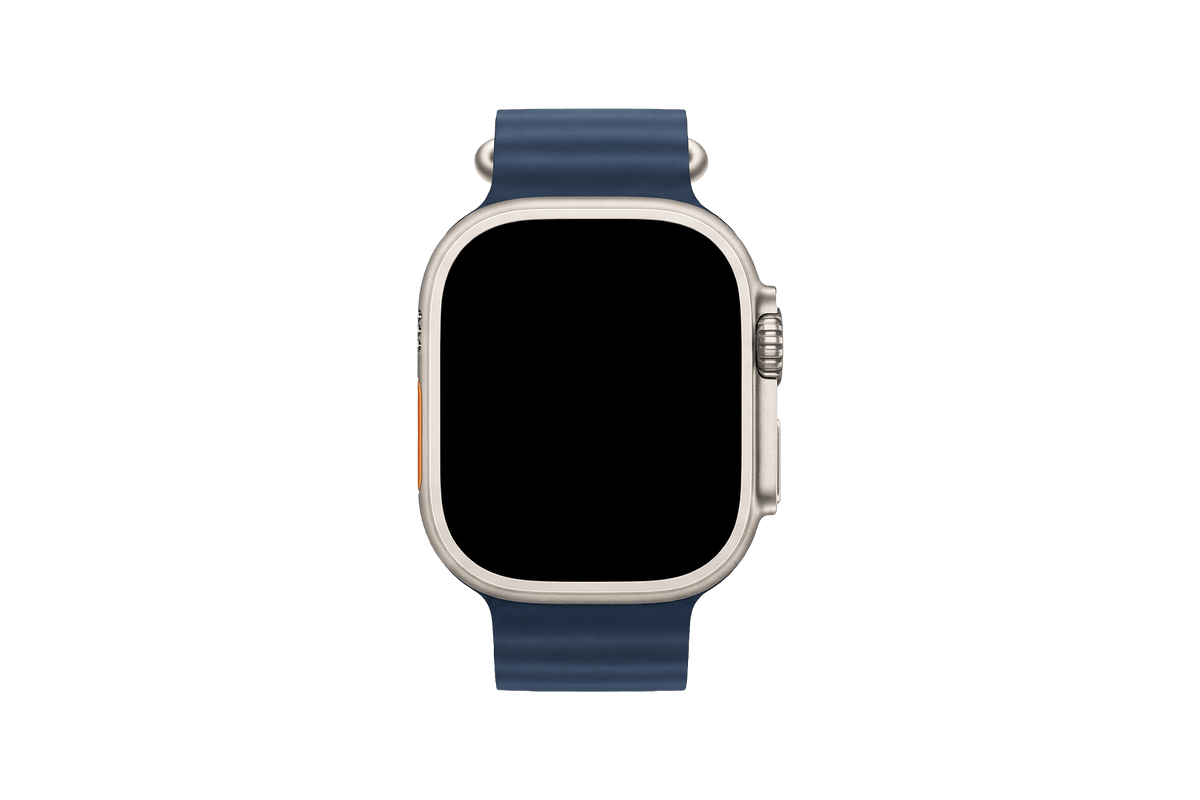 Apple Watch Ultra 2 (Natural) - Ocean Band — Blue